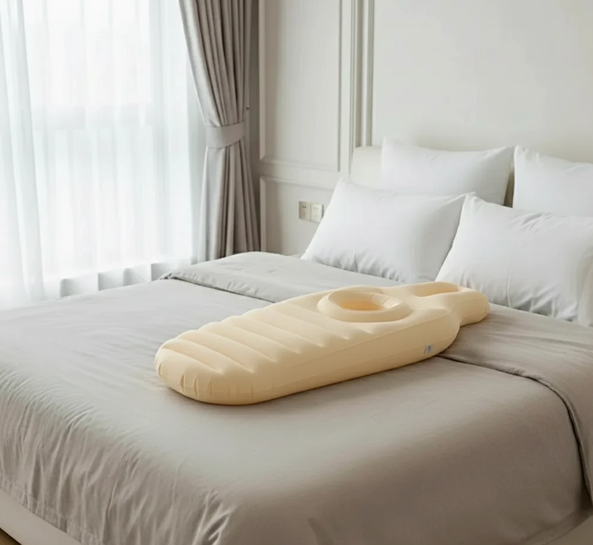 🌸 Inflatable Pregnancy Body Pillow